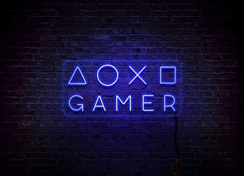 Neon Signs for Gamers Bar LED Neon Sign Custom Neon Sign Etsy