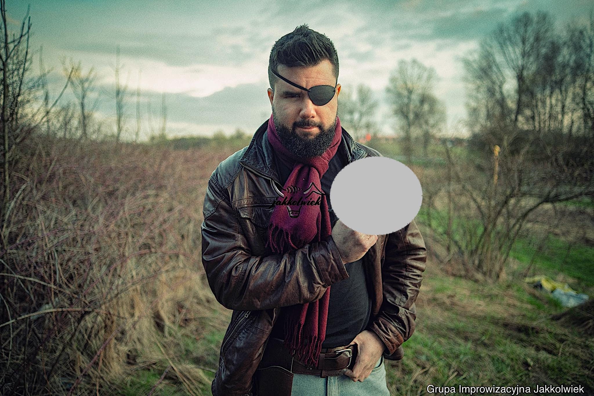 Leather Eye Patch For Man