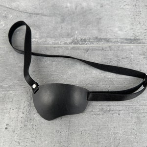 Eye patch, Adult Eye patch, Leather Eye patch, Concave Eye Patch, Black Eye patch, Brown Eye patch, Woman&#39;s Eye Patch, Man Patch