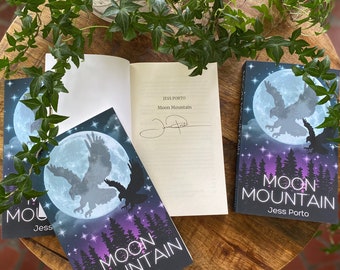 Moon Mountain by Jess Porto, Signed Paperback, Signed Softcover, Autographed Book