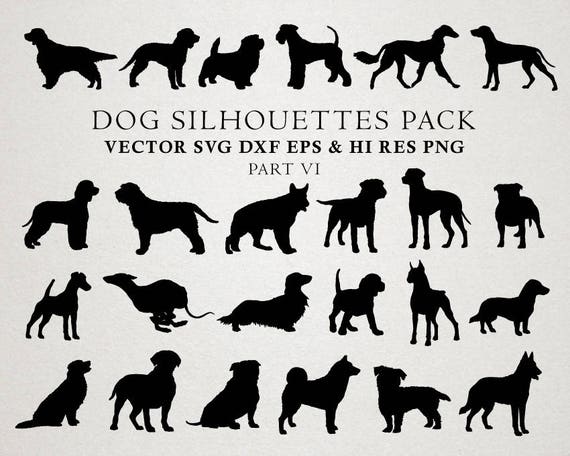 Download Dog Svg Dog Silhouette Svg Cut Files Dog Clipart Dog Etsy 3D SVG Files Ideas | SVG, Paper Crafts, SVG File