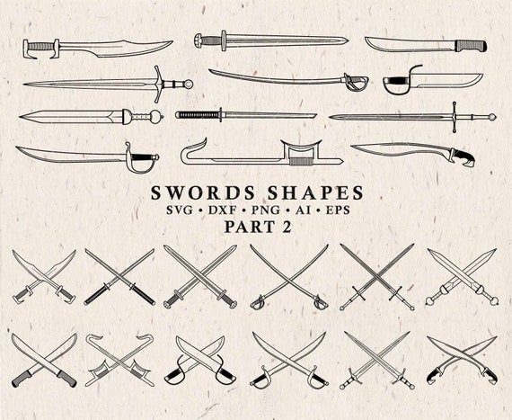 File:Crossed Swords - straight with cross guard.svg - Wikimedia Commons