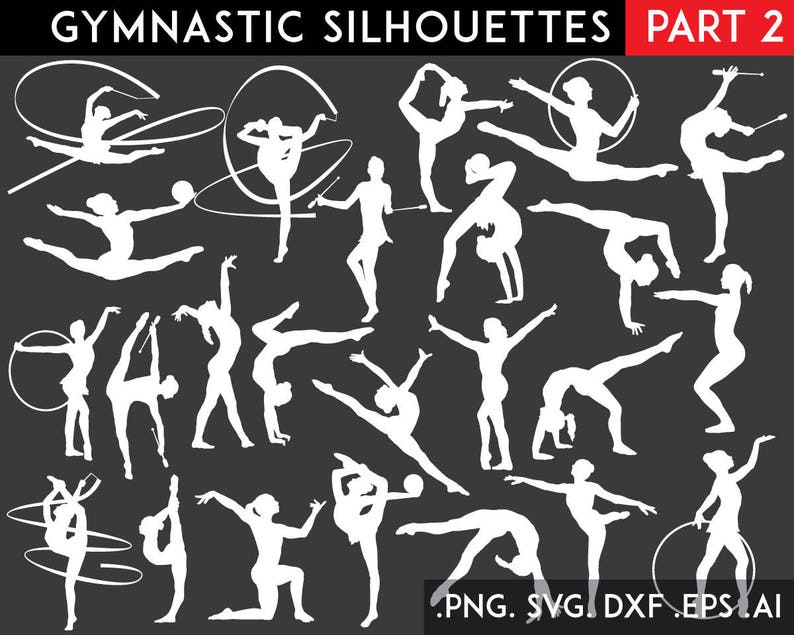Download Gymnast Svg Gymnast Vector Cut Files Svg Dxf Eps Png Silhouette Cricut Transfer Gymnastics Silhouette Gymnastics Svg Cutting Machine Clip Art Art Collectibles