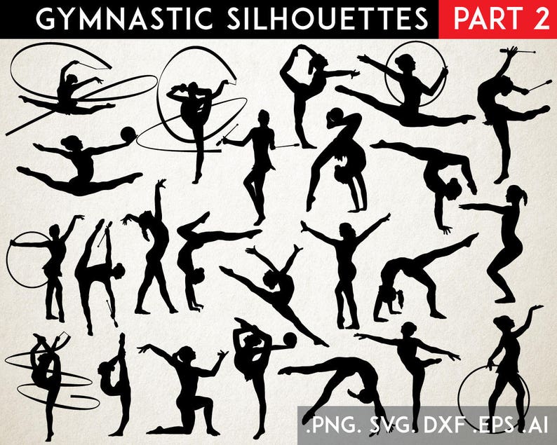 Download Gymnast Svg Gymnast Vector Cut Files Svg Dxf Eps Png Silhouette Cricut Transfer Gymnastics Silhouette Gymnastics Svg Cutting Machine Clip Art Art Collectibles
