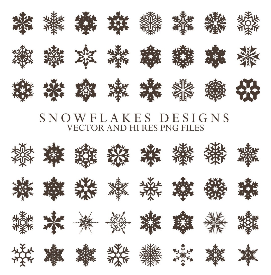 Snowflake SVG Cut Files - Christmas SVG - Vector Cut Files Svg Dxf Eps ...