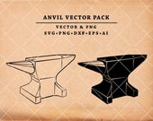 Anvil SVG Cut Files, Blacksmith SVG Cut Files, Blacksmith Cut Files for Cricut, Anvil Cut files for Silhouette Cameo svg png dxf