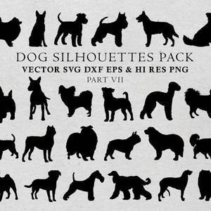 Dog SVG, Dog Silhouette SVG Cut Files, Dog Clipart, Dog Silhouette Cut Files svg dxf eps png - Silhouette Cricut Transfer & Cutting Machine