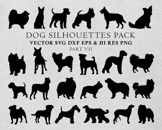 Download Dog Svg Dog Silhouette Svg Cut Files Dog Clipart Dog Etsy PSD Mockup Templates