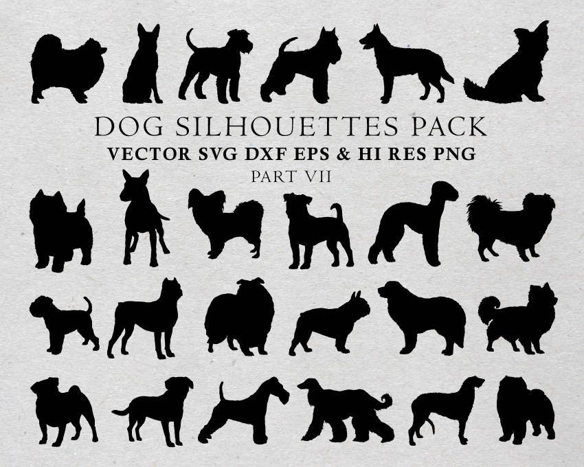 Download Dog SVG Dog Silhouette SVG Cut Files Dog Clipart Dog | Etsy