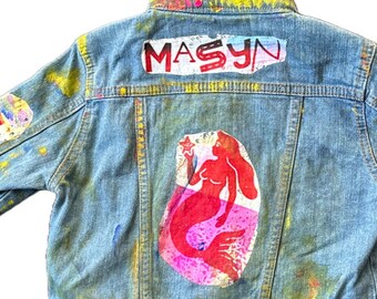 Upcycled Denim Jean Jacket KIDS