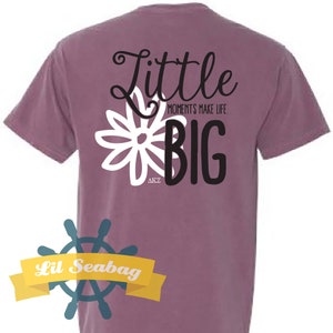 Sorority Sister Shirt, Greek Week, Big Little Grand, Greek shirt, Big Little Reveal, Little Moments Make Life Big, Comfort Color