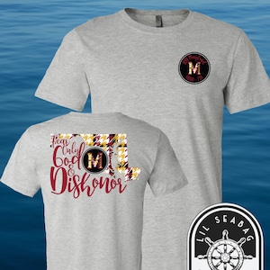 USS Maryland Shirt, Navy Command, Navy Pride, FRG, Love my Submariner, Short Sleeve Bella, Long Sleeve Bella