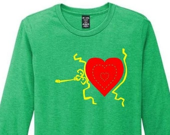 grinch heart sweatshirt