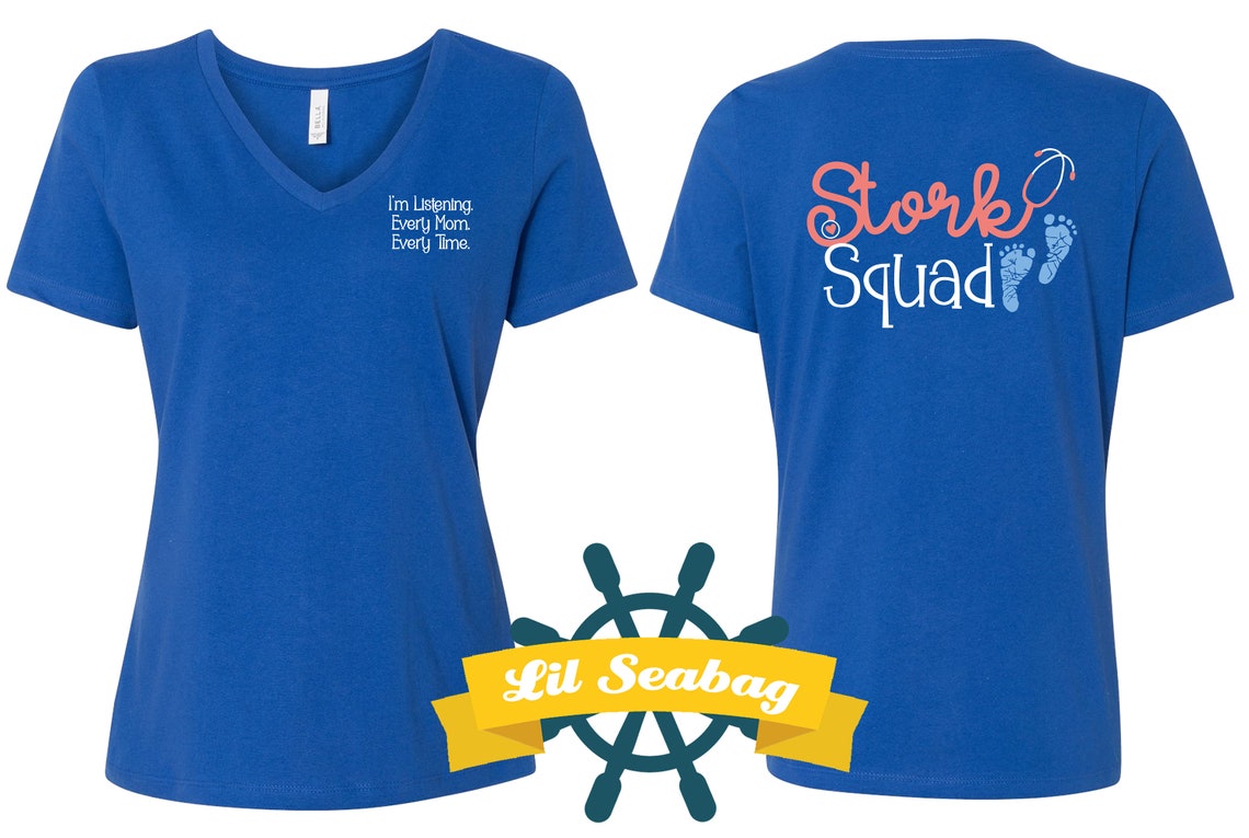 Stork Squad Labor and Delivery Nurse Shirt NICU Shirt | Etsy