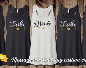 Bride Tribe Tank Bulk - Etsy