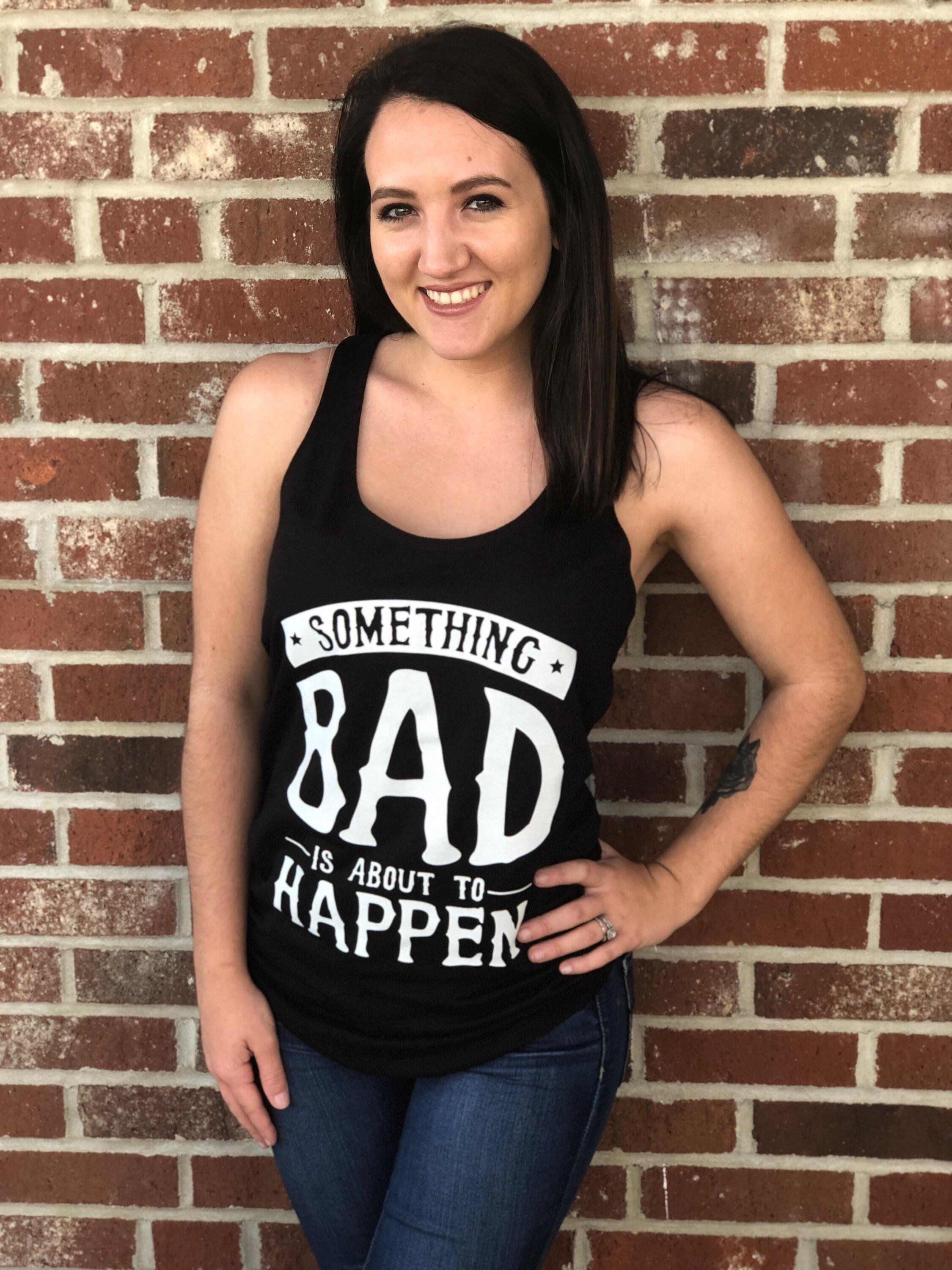 Something Bad's About to Happen Bachelorette Tank Tops | Etsy