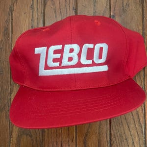 Vintage Trucker Hat Snapback Baseball Cap Zebco Fishing
