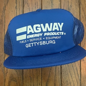 Vintage Trucker Hat Snapback Baseball Cap Agway Gettysburg Pennsylvania Farm