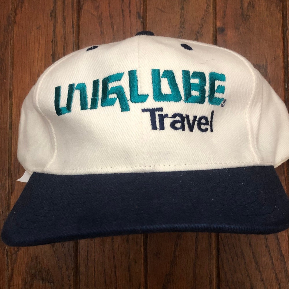 Vintage 80s 90s Uniglobe Travel Hat