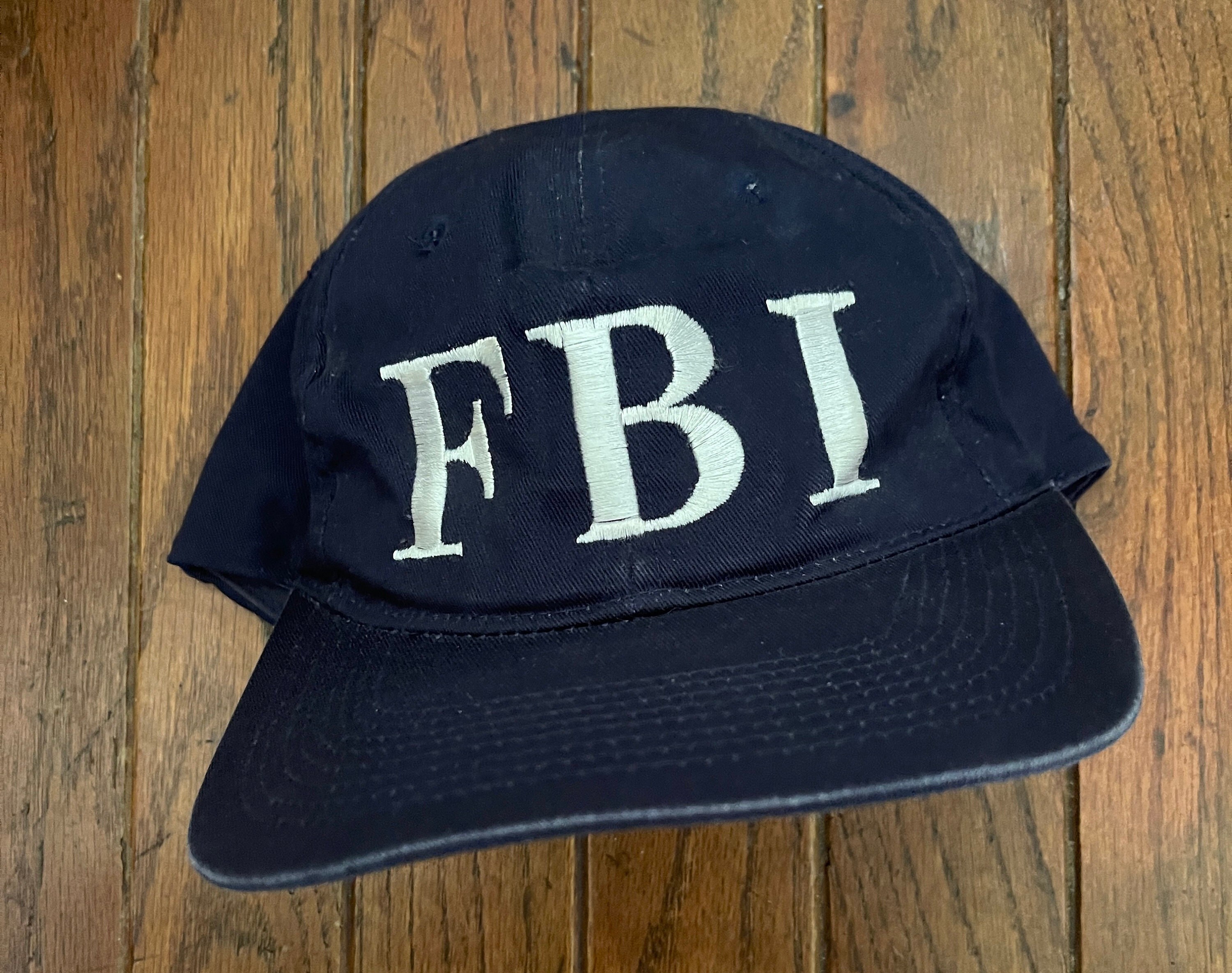 Vintage 80s 90s FBI Snapback Hat 