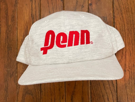 Vintage 90s Penn Tennis Ball Unstructured Strapback Hat Baseball Cap 