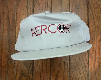 Vintage Trucker Hat Snapback Baseball Cap Aercor Inc