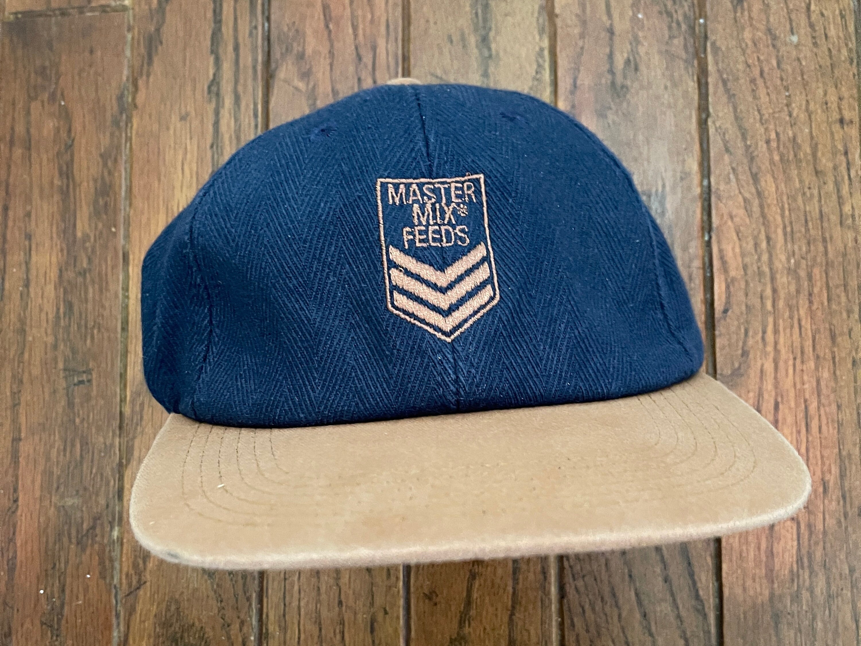 Vintage 80s 90s Master Mix Feeds Strapback Hat Baseball Cap