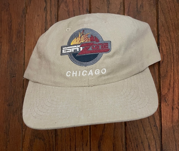 Vintage 90s Minimal ESPN Zone Chicago Strapback H… - image 1