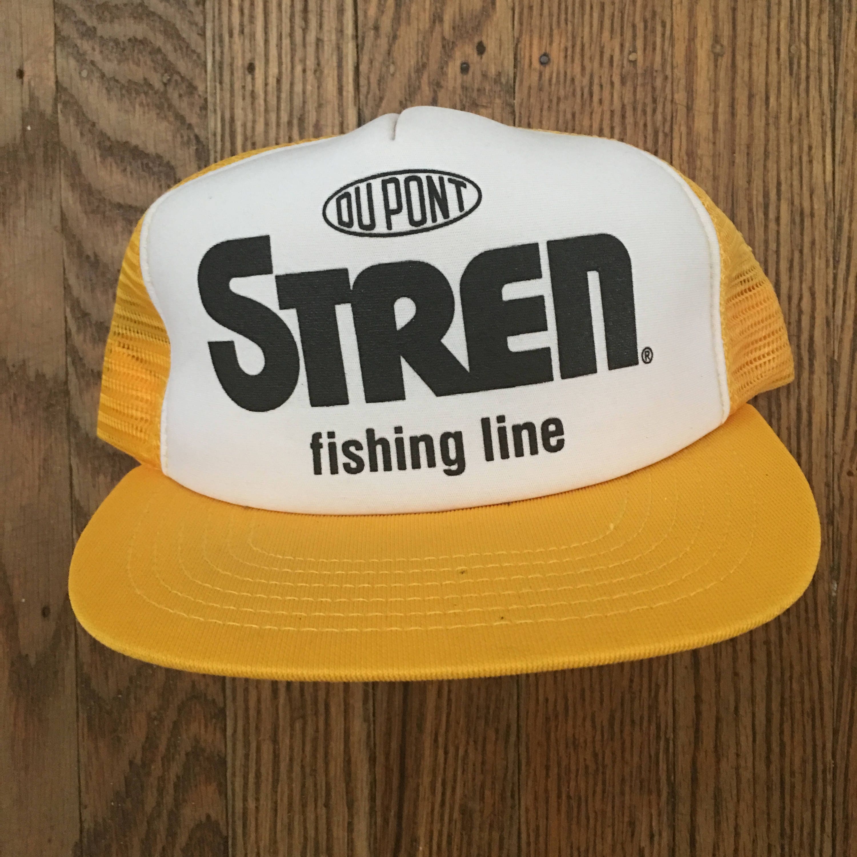 Vintage Stren Fishing Line Mesh Trucker Hat Snapback Hat Baseball Cap Made  in USA -  Australia