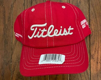Vintage 90s Titleist Golf Strapback Hat 