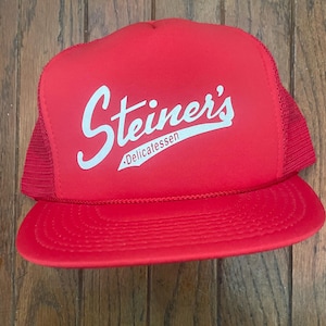 Vintage Trucker Hat Snapback Baseball Cap Steiner&#39;s Delicatessen