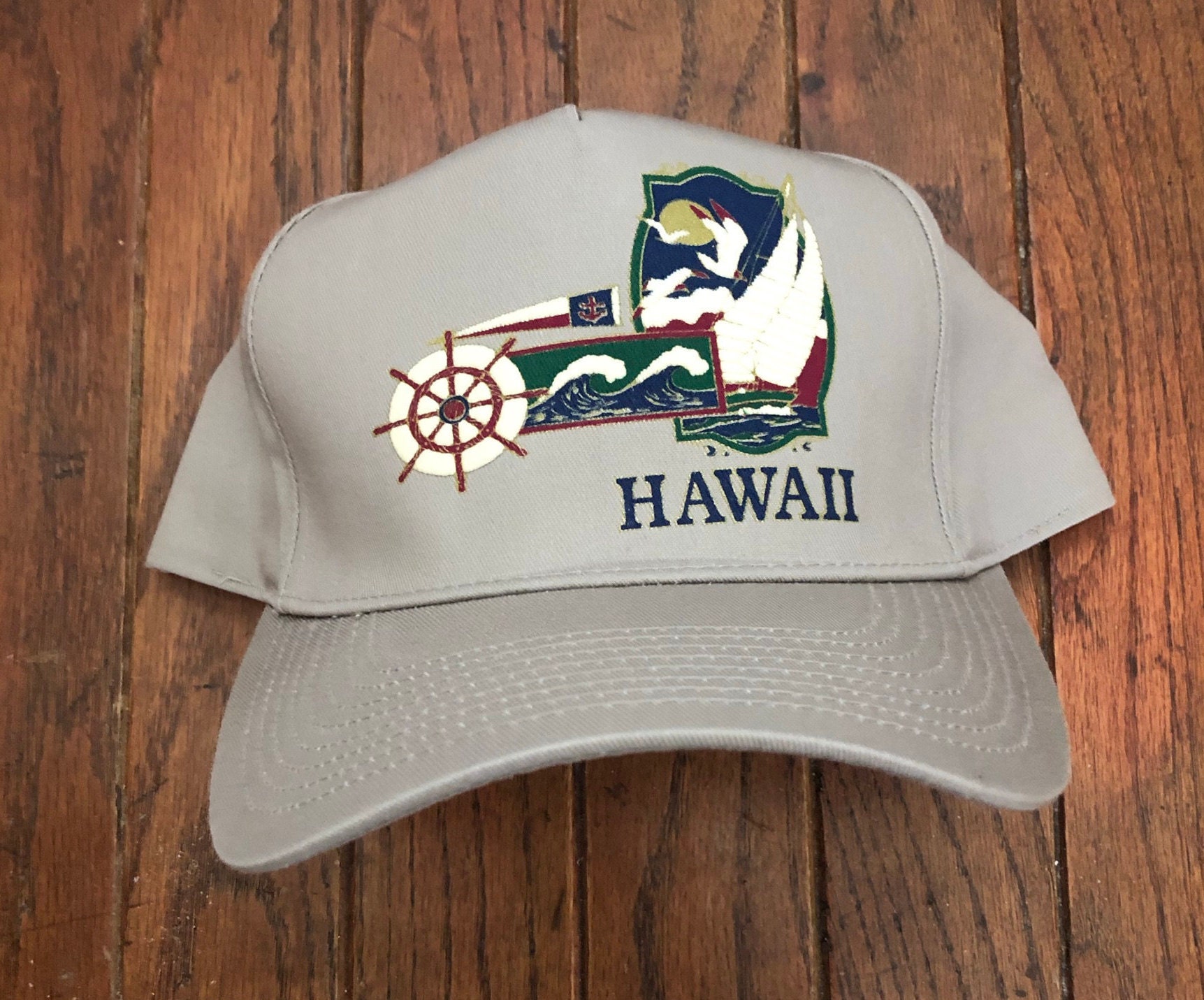 Vintage 80s 90s Hawaii Snapback Hat 