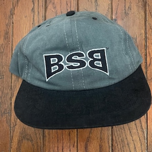Vintage 80s 90s BSB Speed Bearings Snapback Hat Baseball Cap USA Made