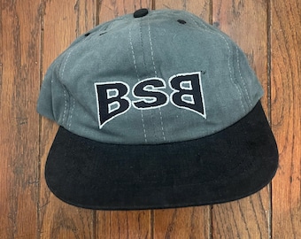 Vintage 80s 90s BSB Speed Bearings Snapback Hat Baseball Cap USA Made