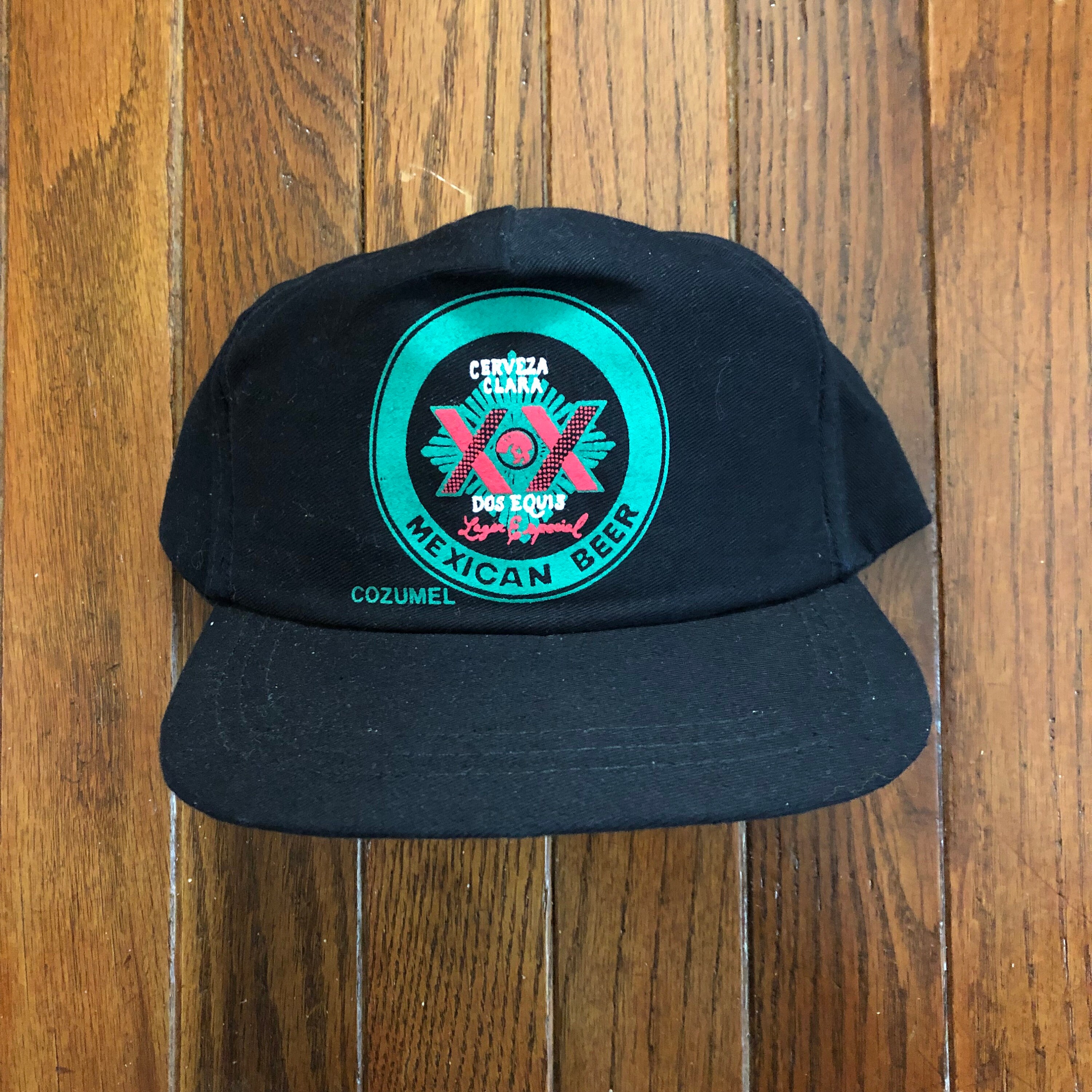 Vintage 90s Dos Equis Beer Hat Trucker 