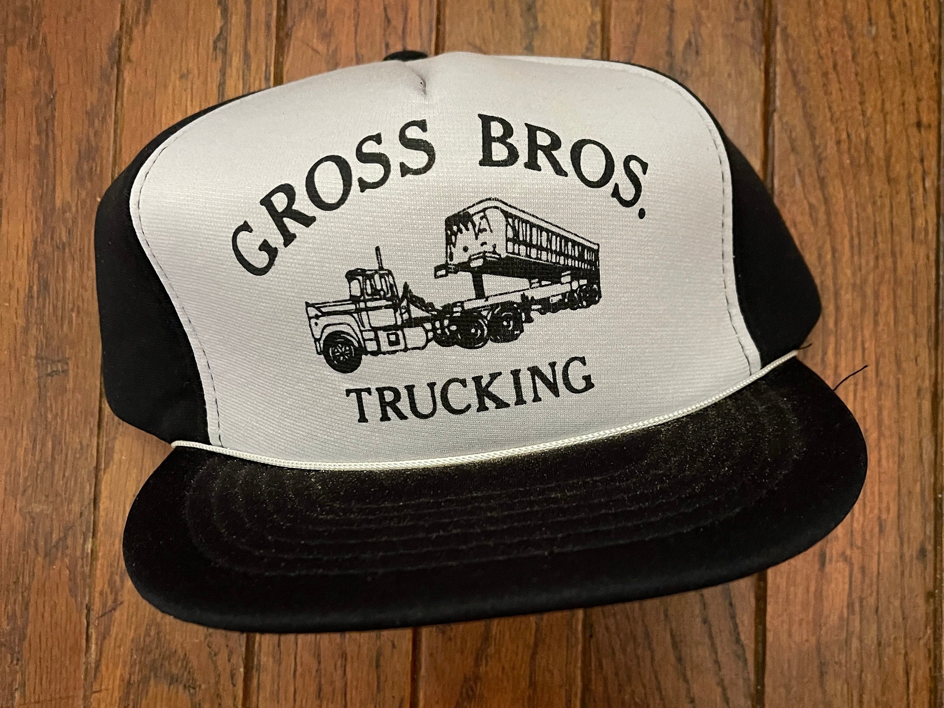 rápido arco templar Vintage Trucker Hat Snapback Gorra de béisbol Gross Bros - Etsy México