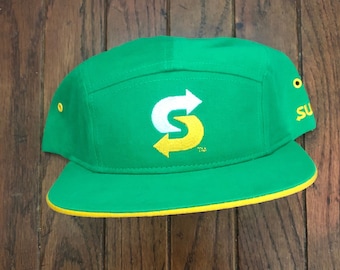 Vintage 90s Deadstock Subway 5 Panel Green Trucker Hat Vintage 90s Deadstock Subway 5 Panel Green Trucker Hat