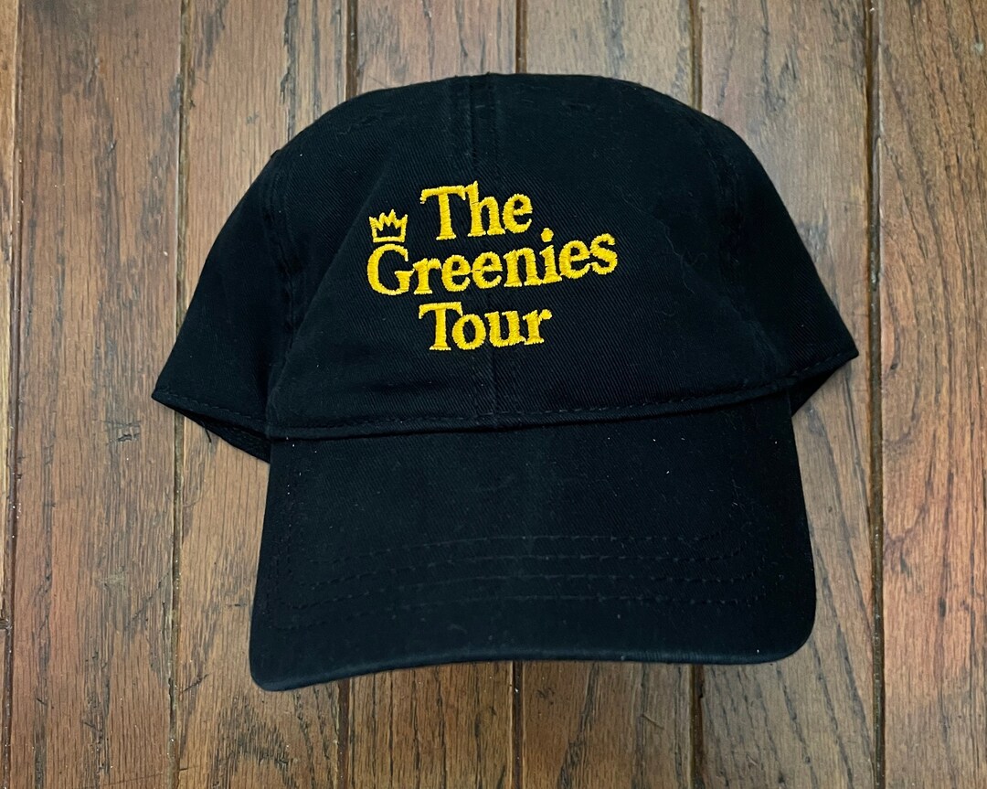 Vintage 90s Minimal Unstructured the Greenies Tour Strapback Hat