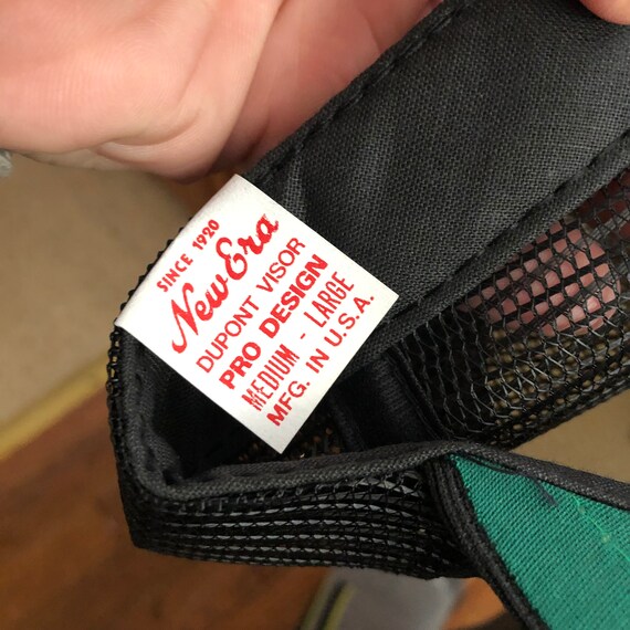 Vintage 80s 90s Security Officer Mesh Trucker Hat Sna… Gem