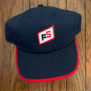 Vintage Deadstock FS Farm Seed Strapback Hat Baseball Cap