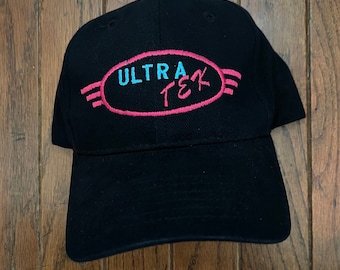 Vintage 90s Minimal Ultra Tek Strapback Hat Baseball Cap