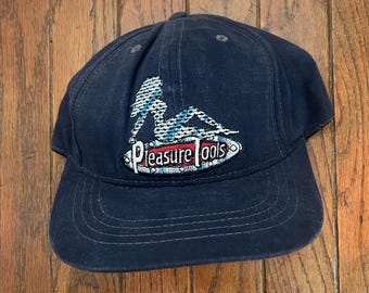 Vintage Pleasure Tools Sexy Lady Snapback Hat Baseball Cap USA Made