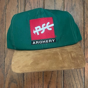 Vintage Deadstock PSC Archery K Products Strapback Hat Baseball Cap USA Made