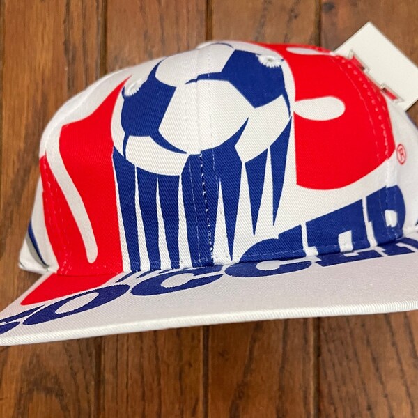 Vintage 90s US Soccer Hat Snapback Baseball Cap