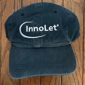 Vintage 90s Minimal InnoLet Unstructured Dad Hat Strapback Hat Baseball Cap