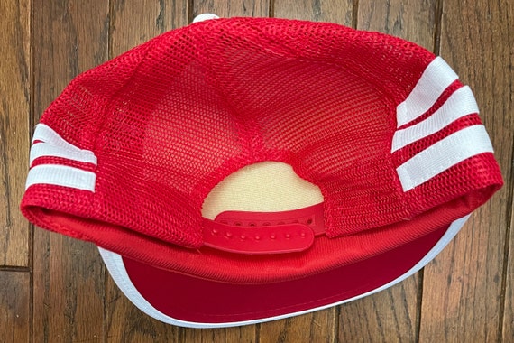 Vintage Roco Rescue 3 Stripe Mesh Trucker Hat Snapbac… - Gem