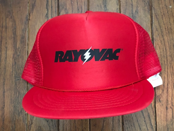 Vintage Rayovac Trucker Hat Snapback Hat Baseball… - image 1