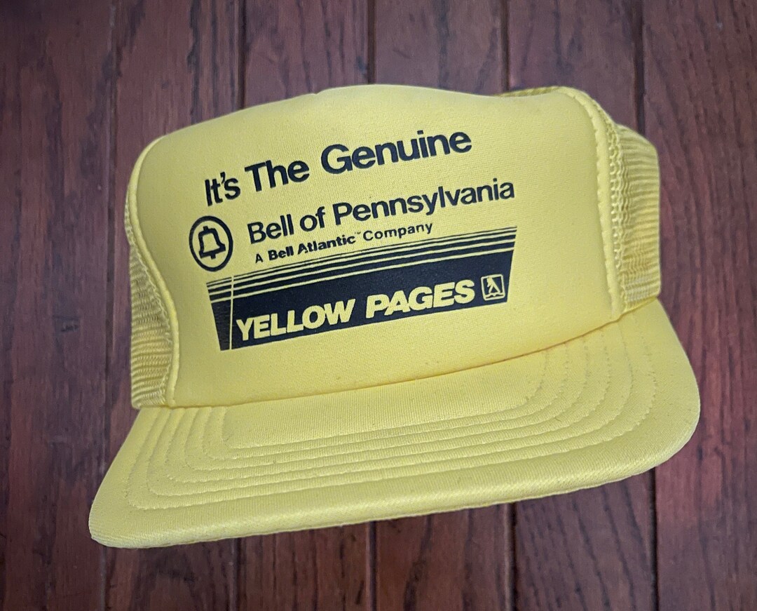 Vintage 80s 90s Bell Atlantic Pennsylvania Yellow Pages Mesh Etsy