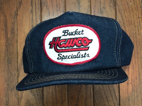 Vintage Bucket Specialists Denim Snapback Hat Base