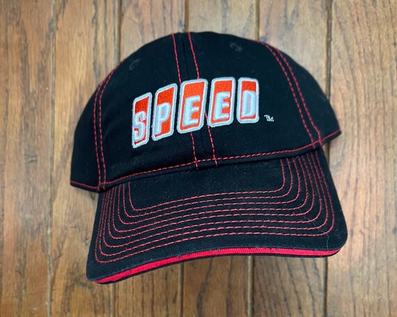 Vintage 90s Speed Channel Strapback Hat 